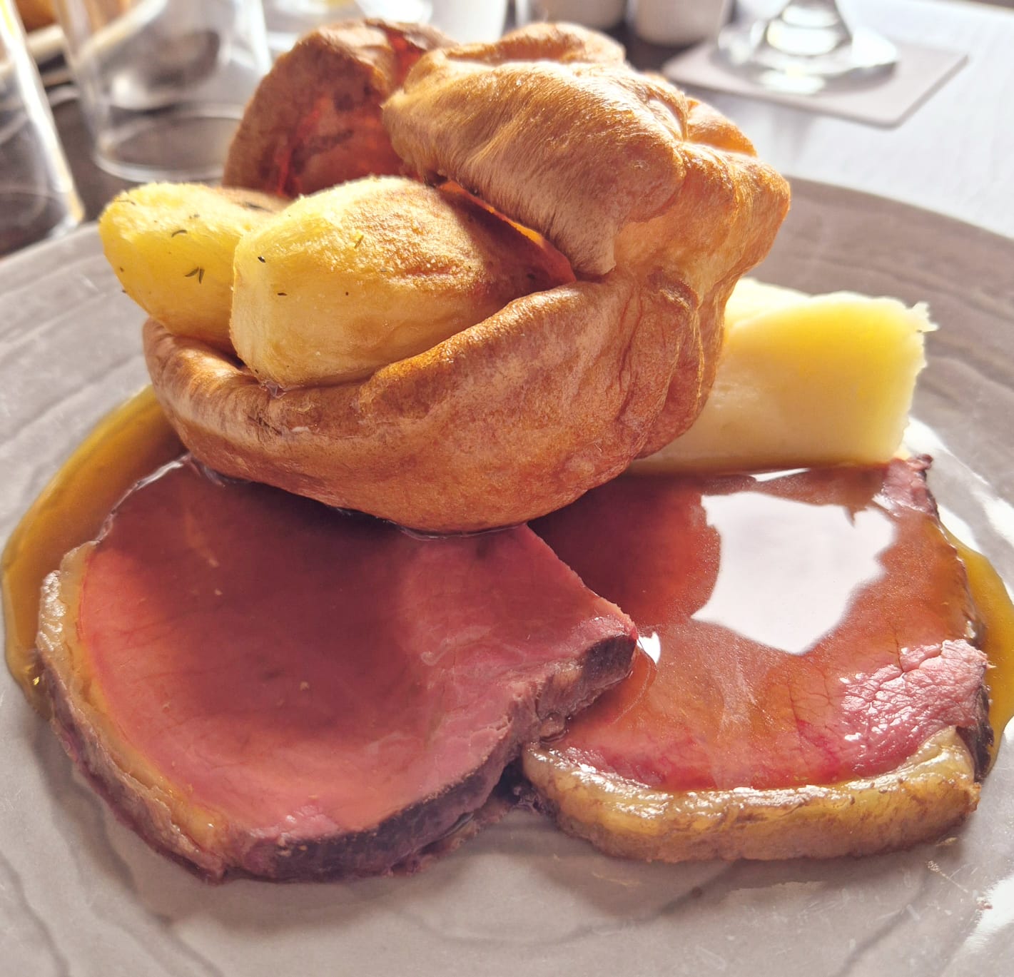 Yorkshire's YORKSHIRE PUDDING WITH BEEF! 