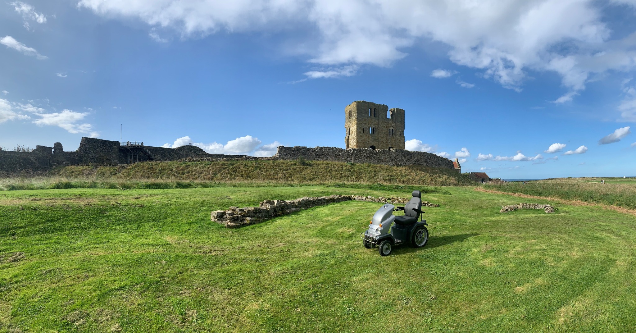 Scarborough castle grounds - accessible 