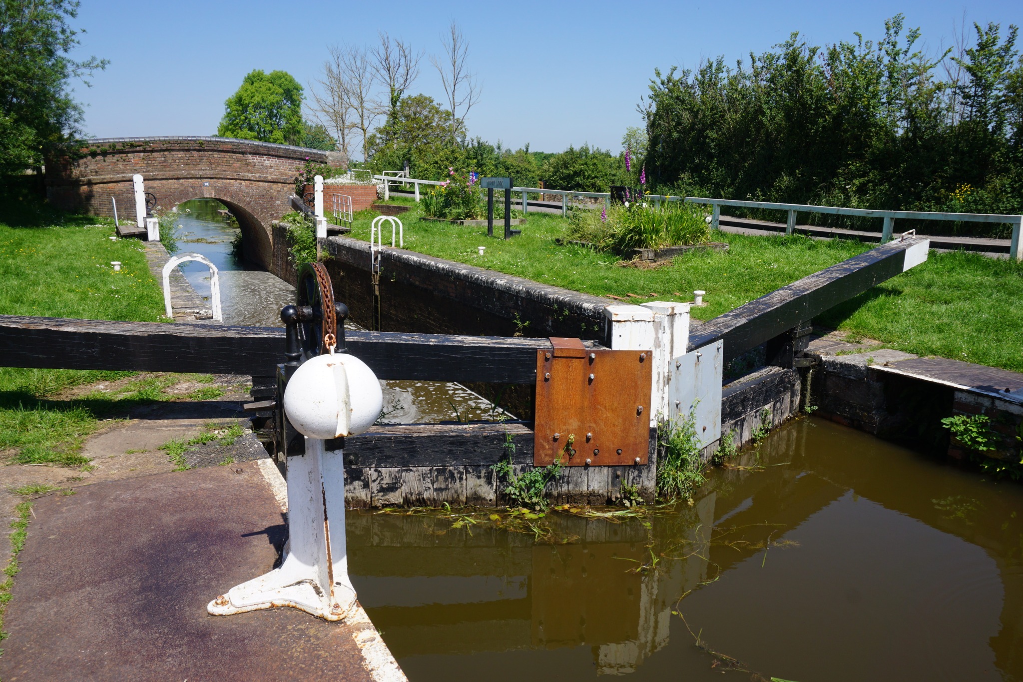 Lock on Tiverton canal